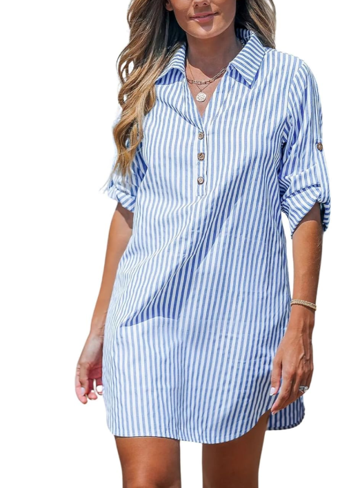 Lineal Beach Dress
